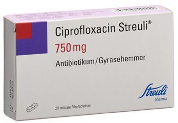 Ciprofloxacin sandoz 750 mg
