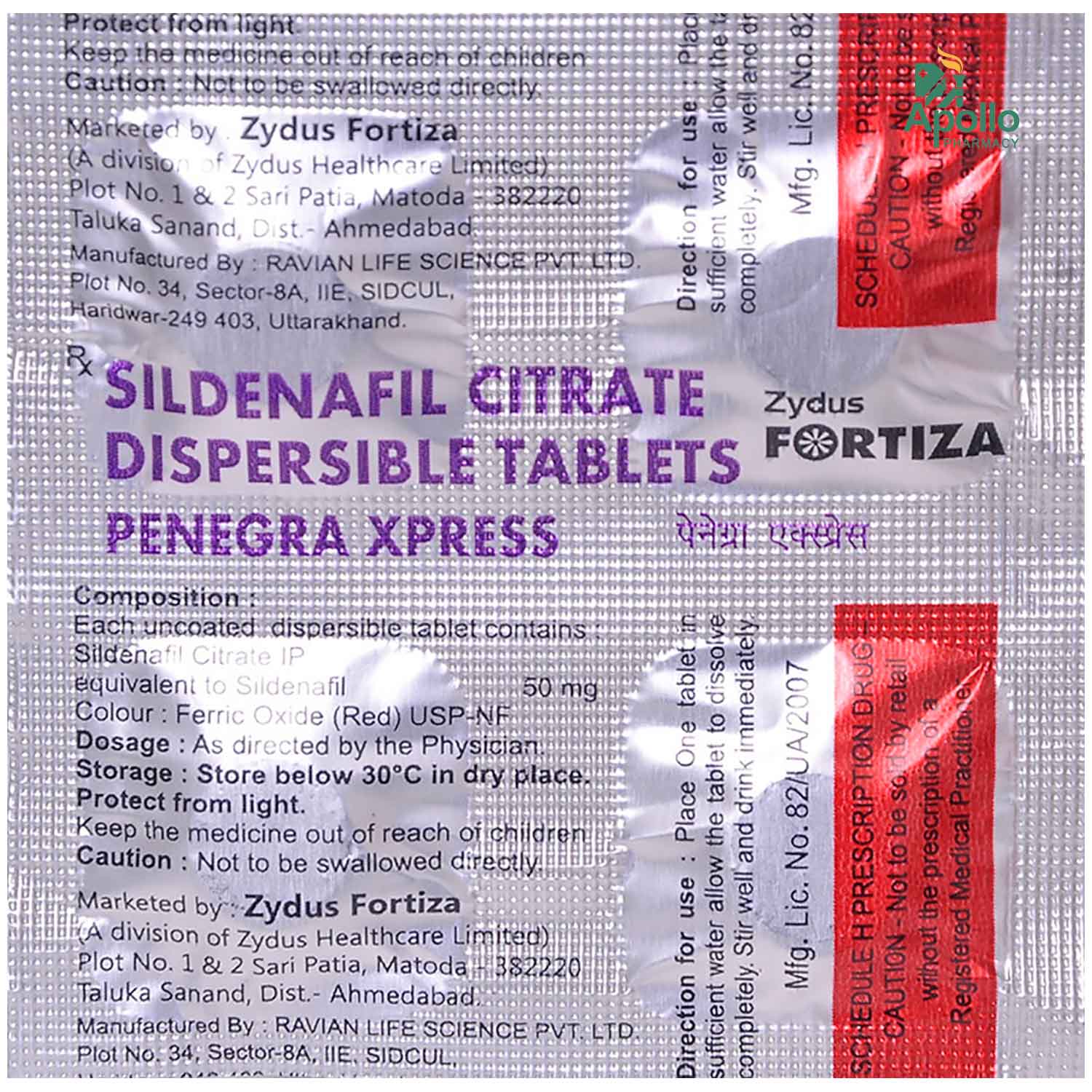 penegra xpress 50mg