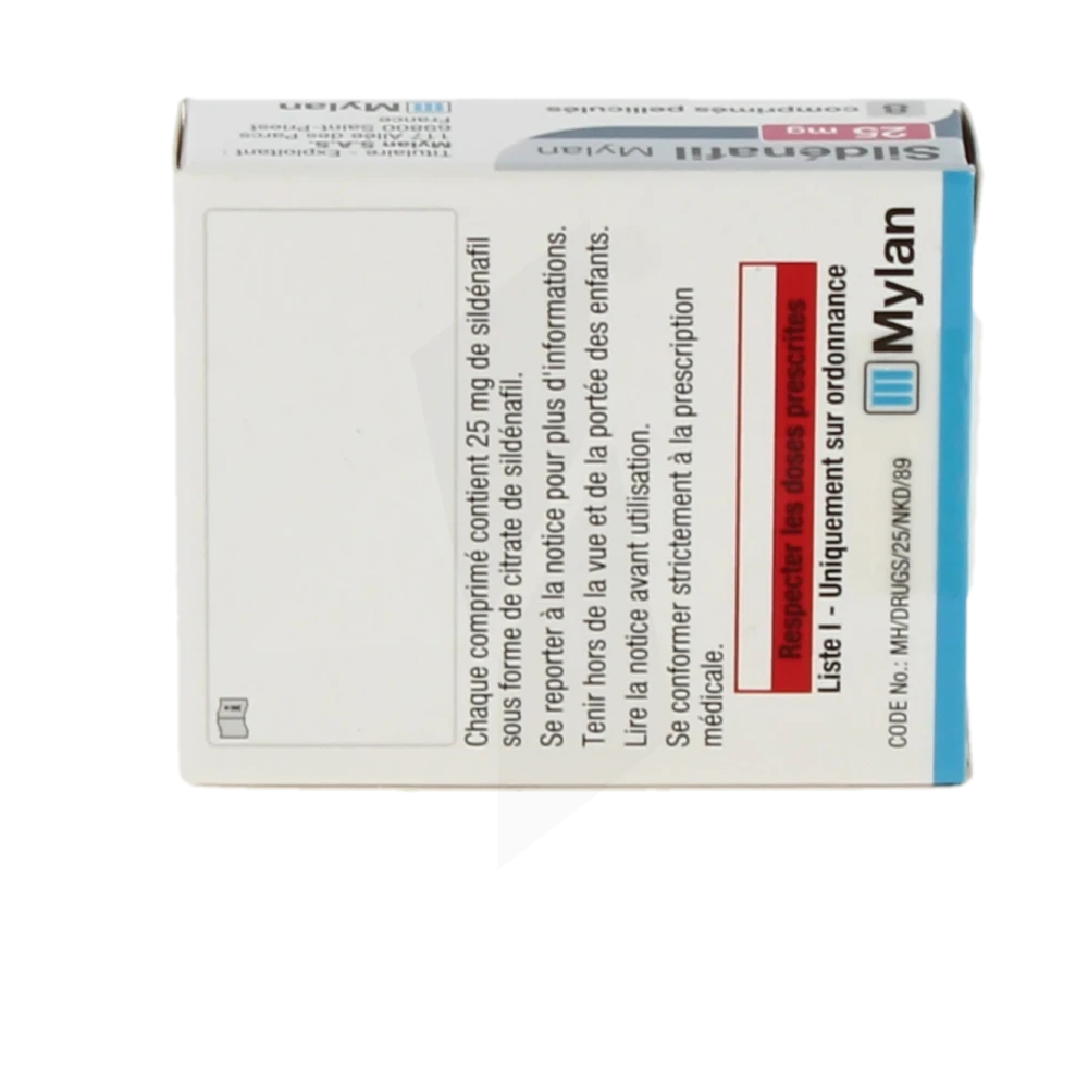 Sildenafil 25 Mg Pas Cher