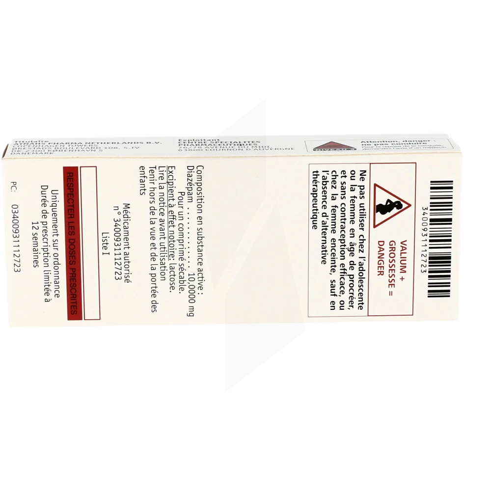 prix valium 10mg