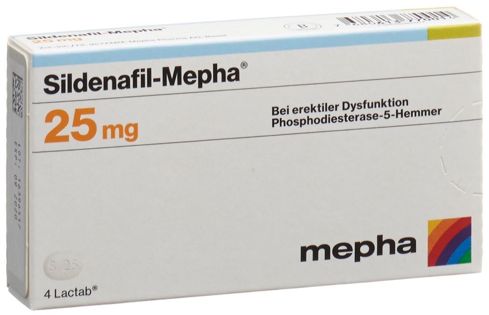 Sildenafil mepha 25 mg