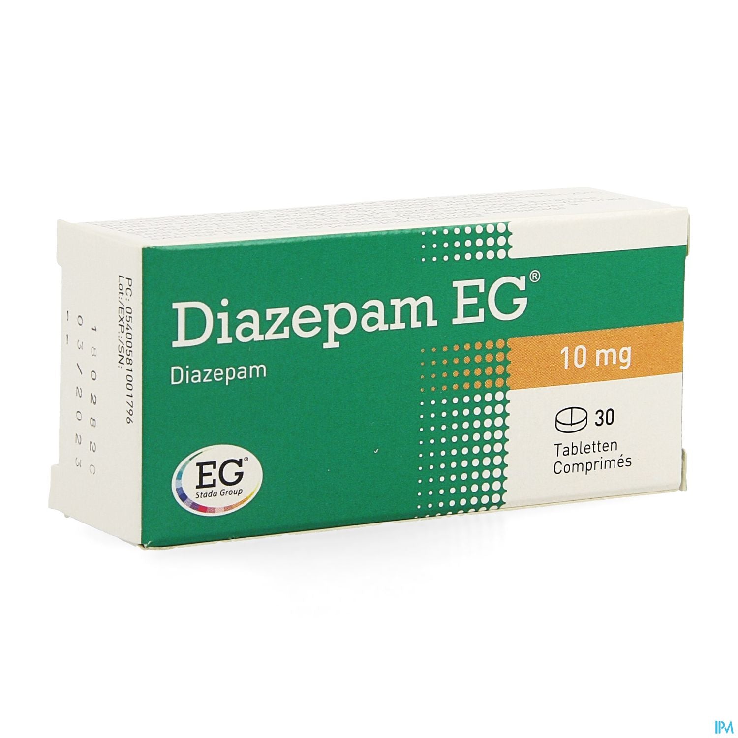 Diazepam eg 10 mg prix