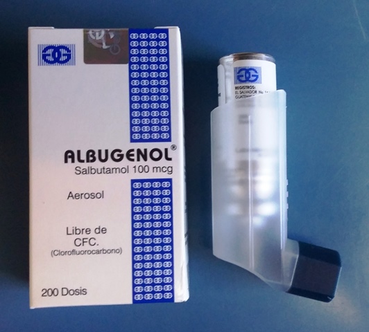 salbutamol de 100 mcg
