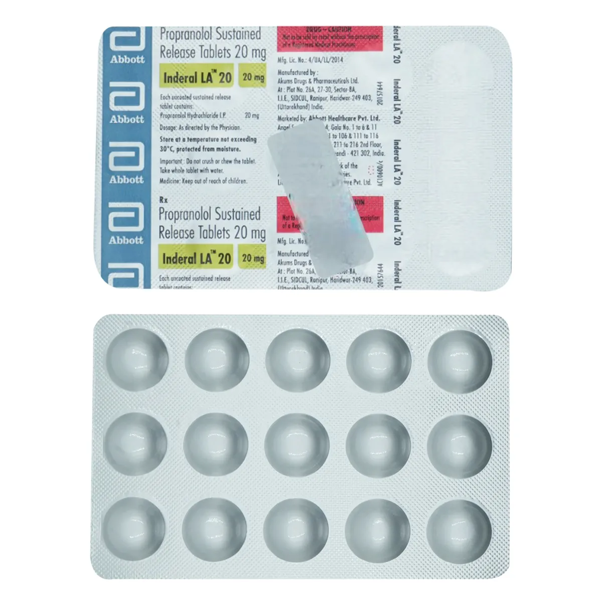 Inderal la cap 80 mg