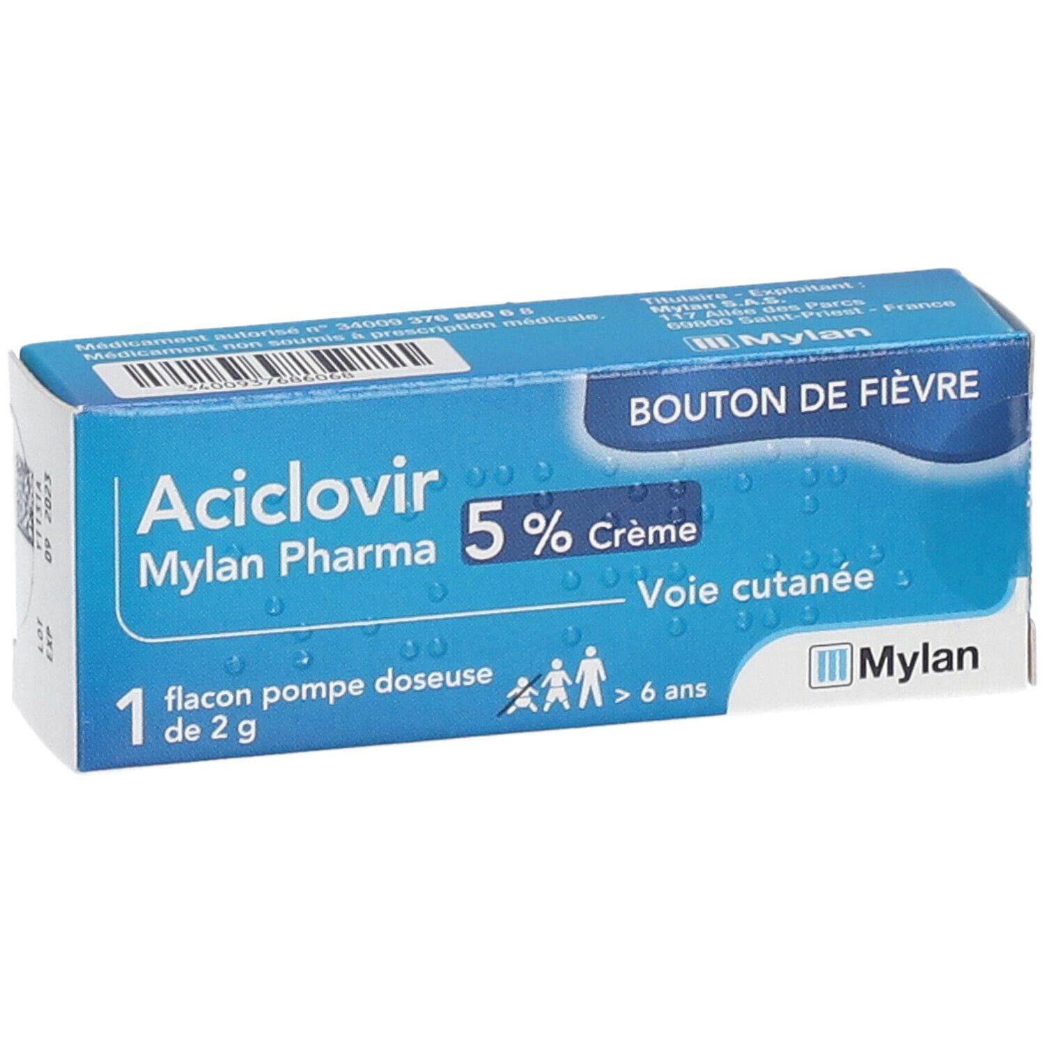 Zovirax crème sans ordonnance prix