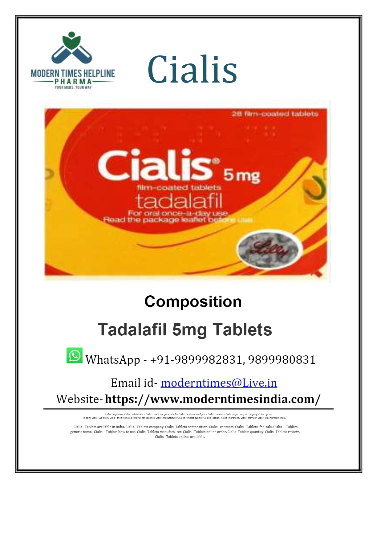 Cialis 0 5 Mg
