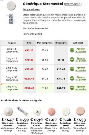 Acheter Ivermectin France