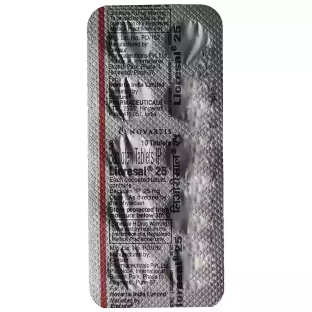lioresal de 25 mg