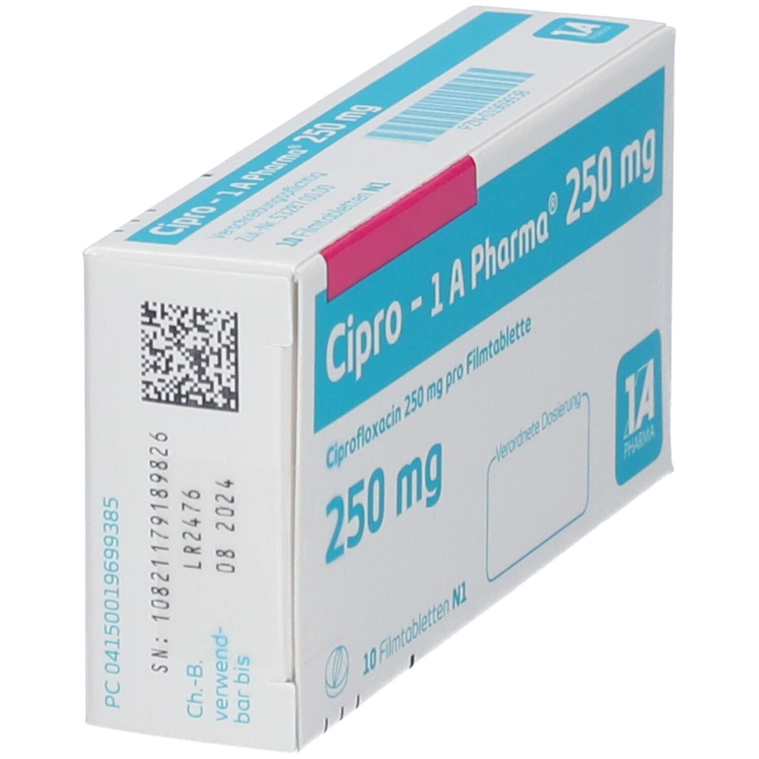 Ciprofloxacin Hcl 250 Mg