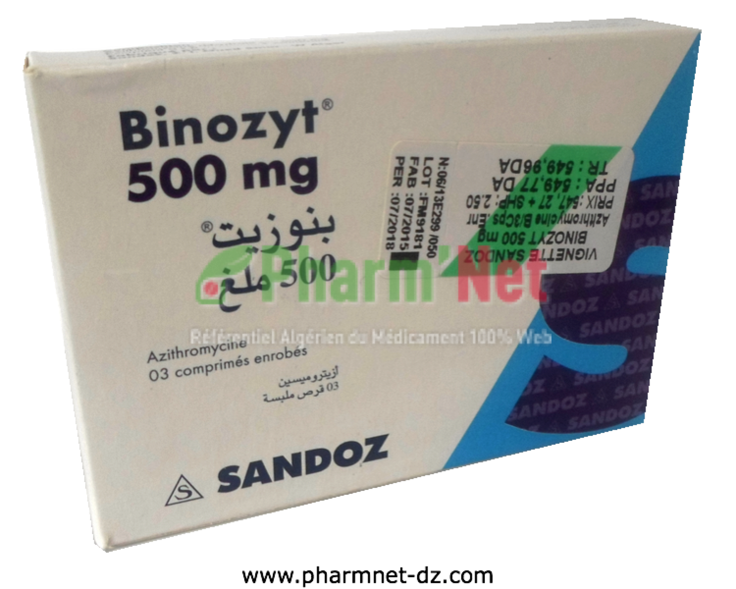 Coût du azithromycin