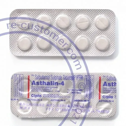 Le prix de salbutamol