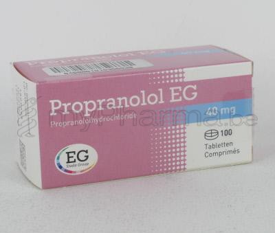 Propranolol Pharmacie Prix