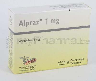 prix alprazolam belgique