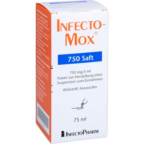 Amoxil de 500 mg susp 75 ml