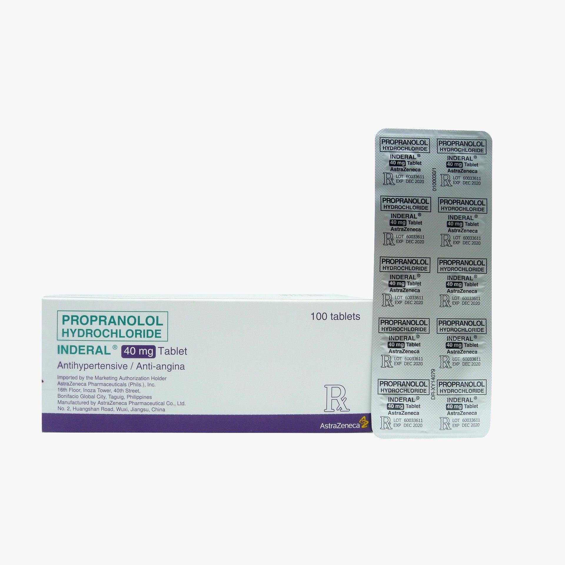 propranolol 40 mg rcp