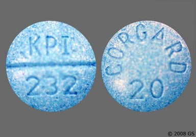 nadolol 20 mg propranolol