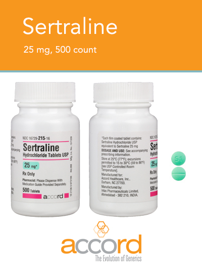 Sertraline 25 mg tabs