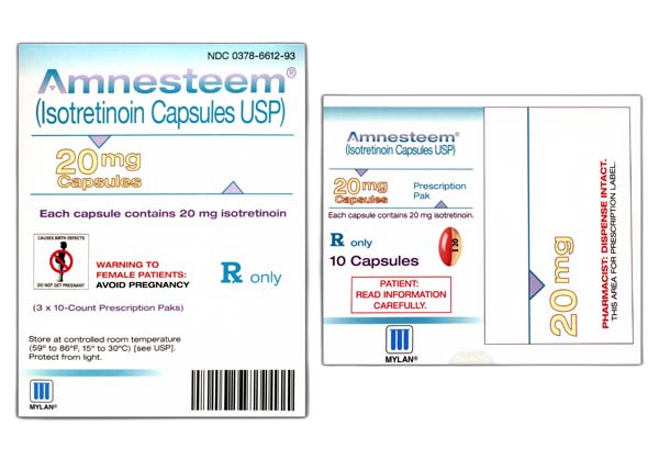 Isotretinoin prix
