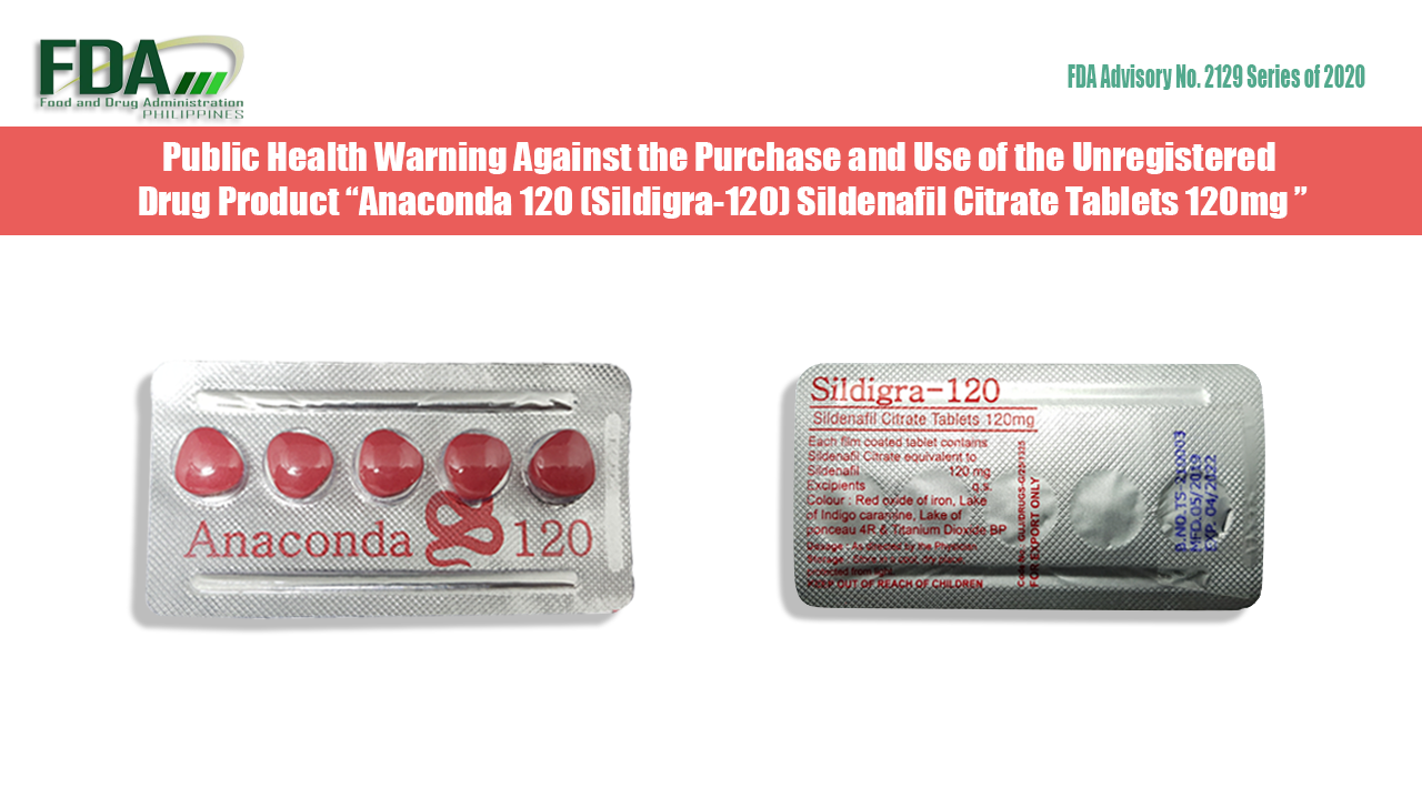 Anaconda 120 Mg Silagra