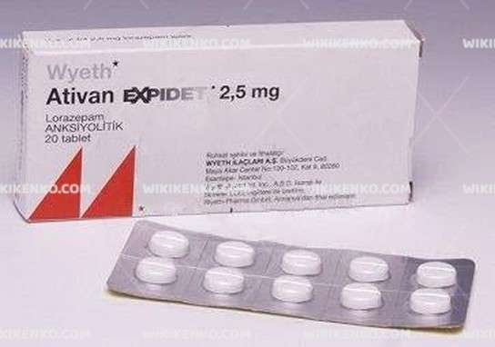 Lorazépam 2.5mg