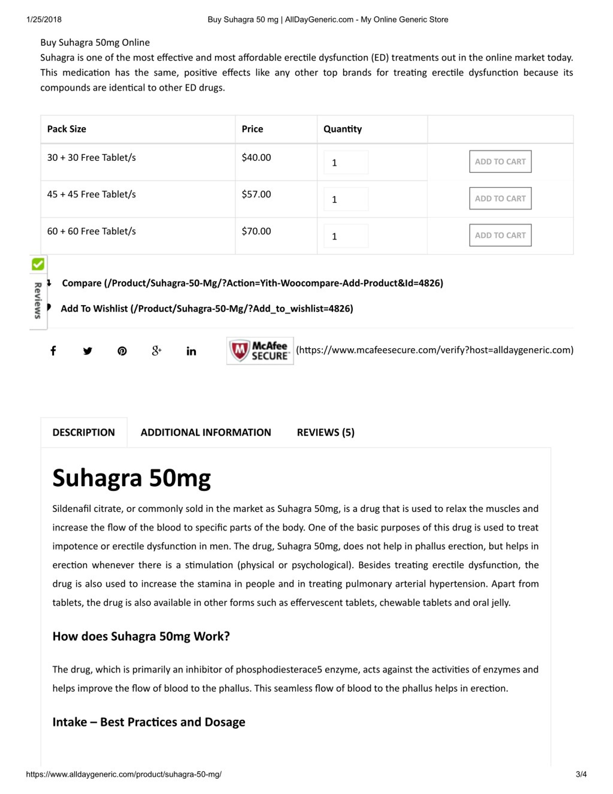 Suhagra Acheter Online