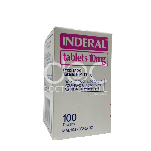Inderal 10mg Rcm