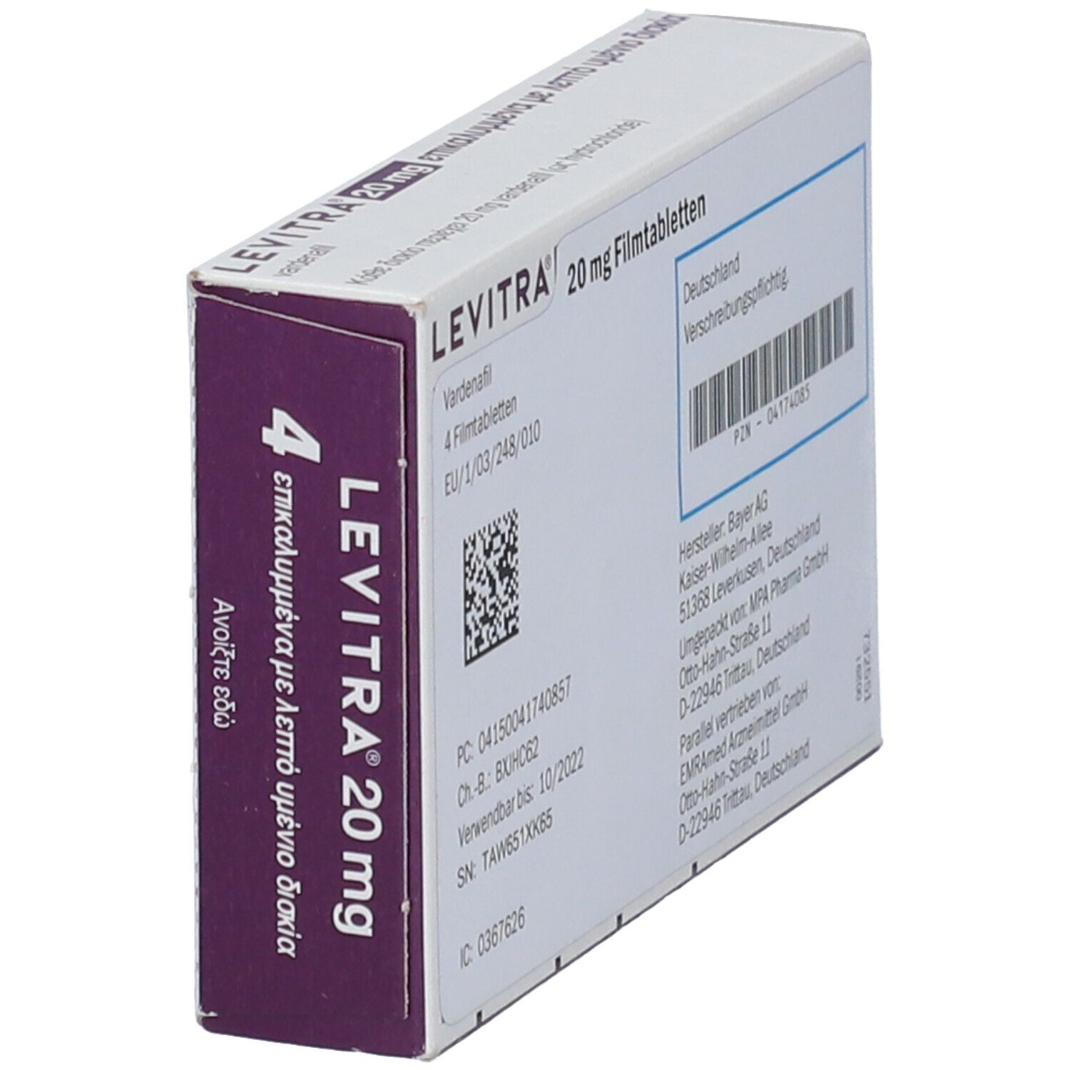 Levitra Vardenafil 20mg