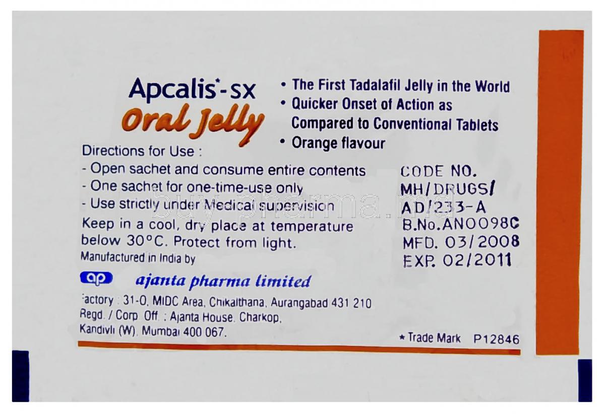Apcalis sx 2.5mg online