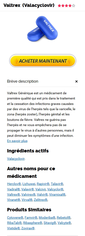 Valacyclovir Prix France