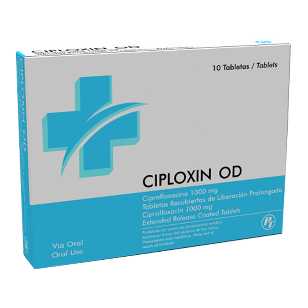 Cipro Xr Ciprofloxacina 1000 Mg