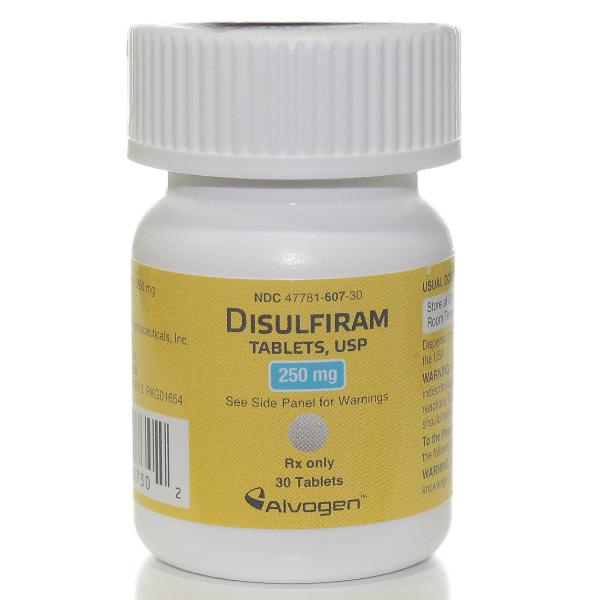 Disulfiram de 250 mg