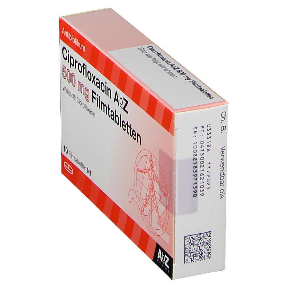 ciprofloxacin 500 mg od