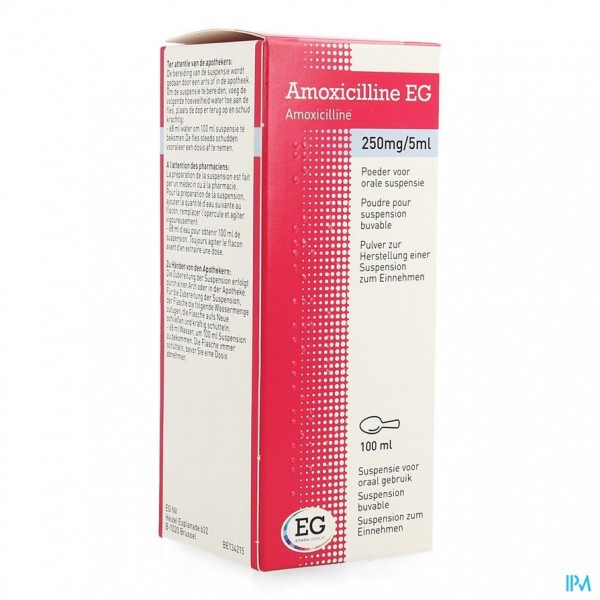 amoxil 250 mg poudre pour sirop