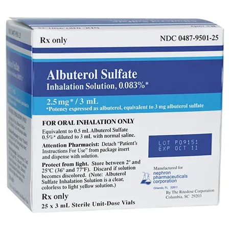 coût albuterol