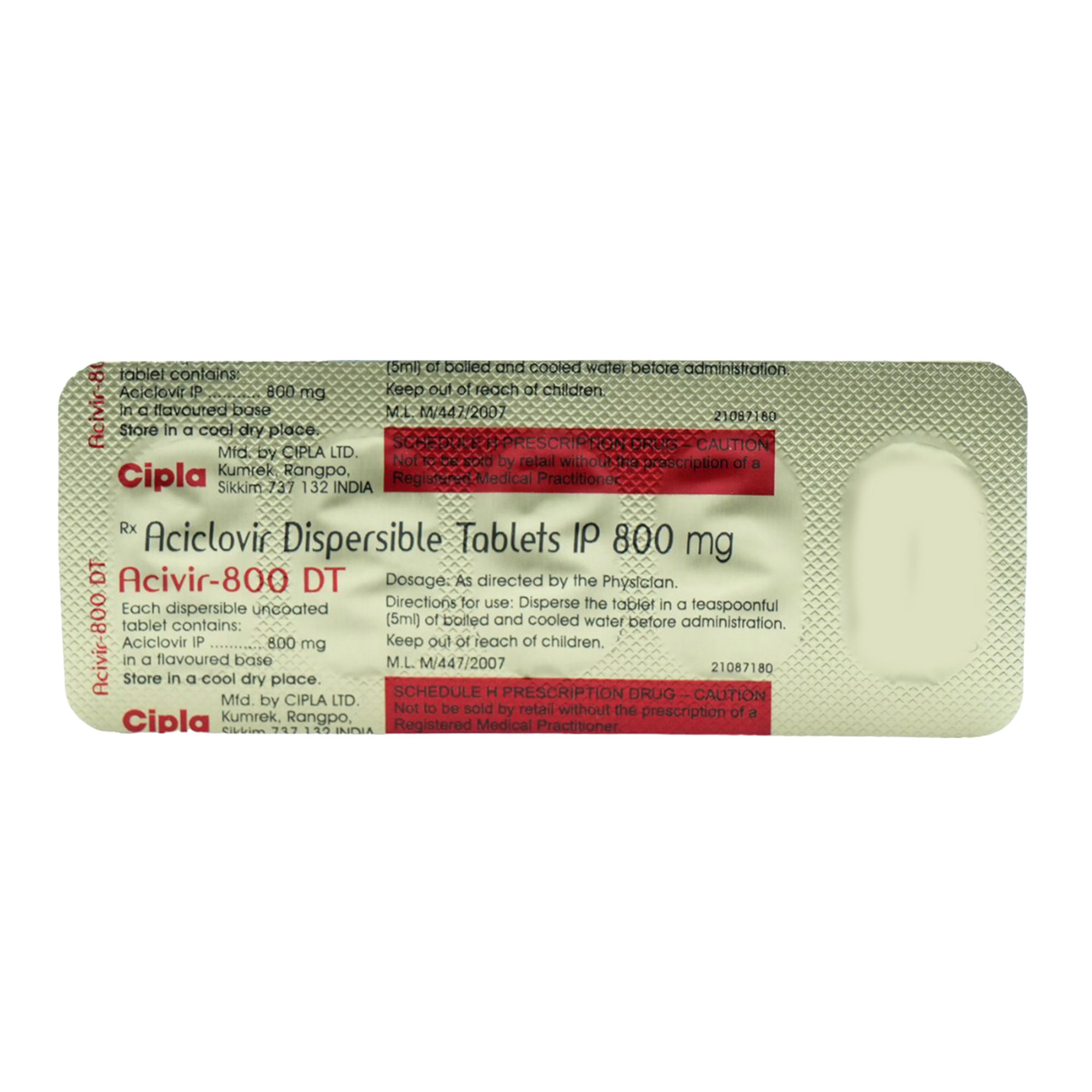 Aciclovir 800 Prix