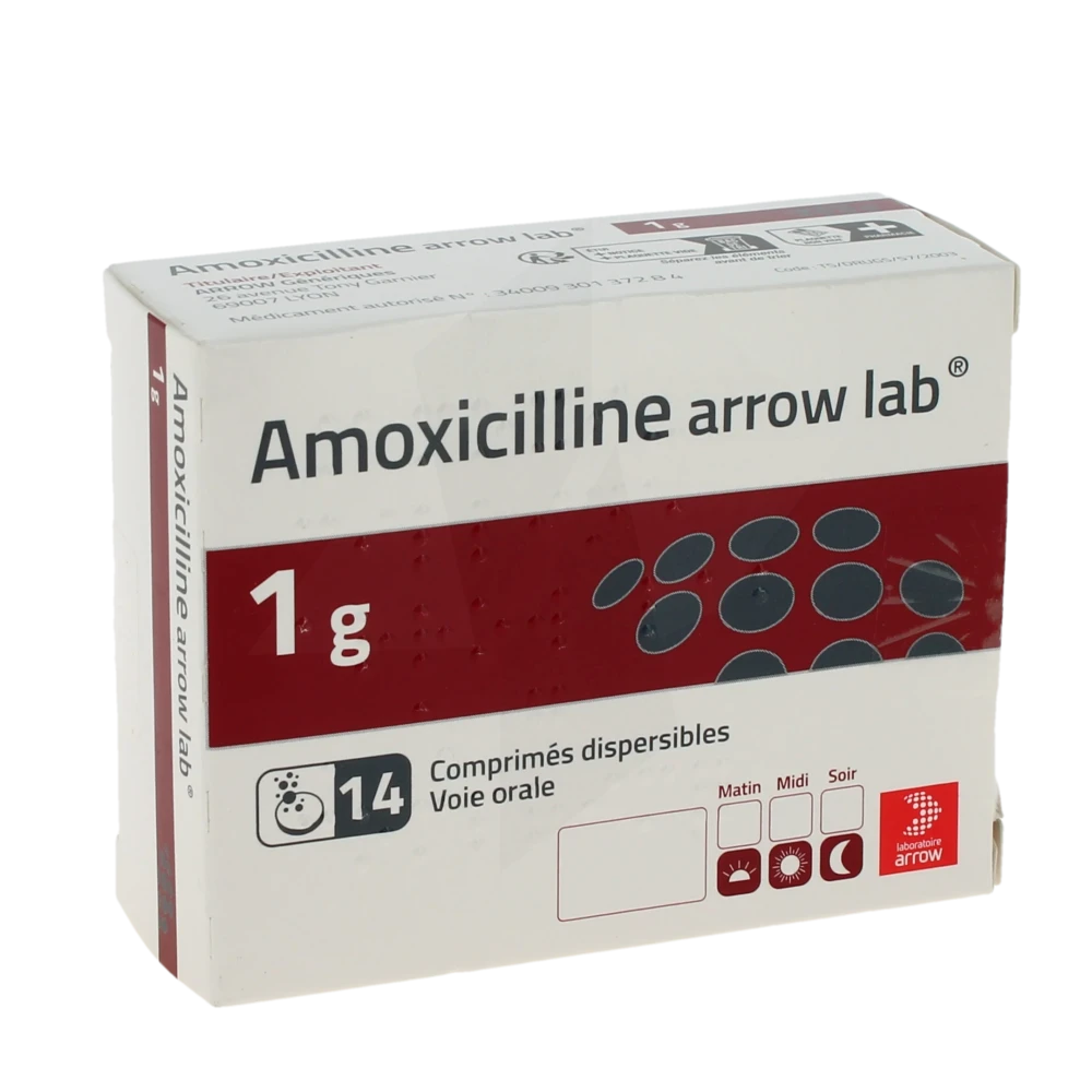 générique amoxicilline 1g