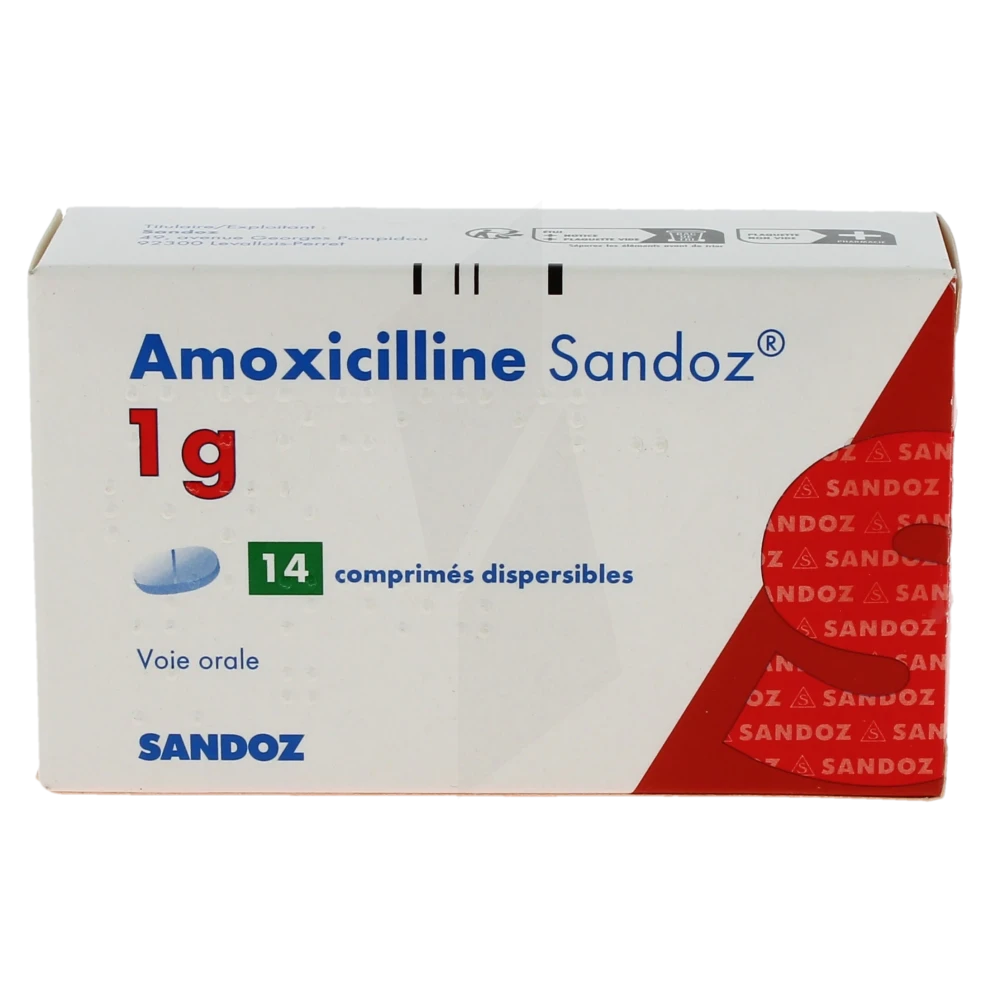 Prix amoxicilline mylan 1g