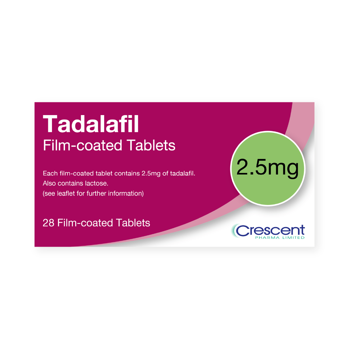 tadalafil 2.5 mg 1mg