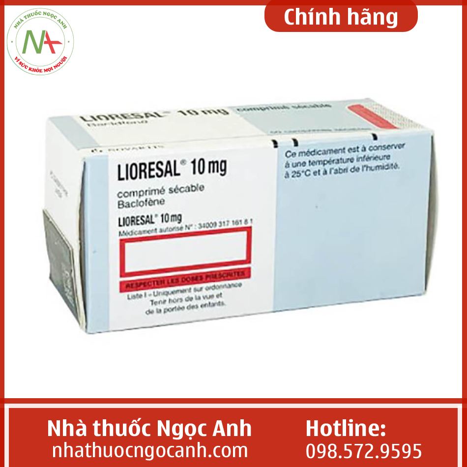 prix du lioresal