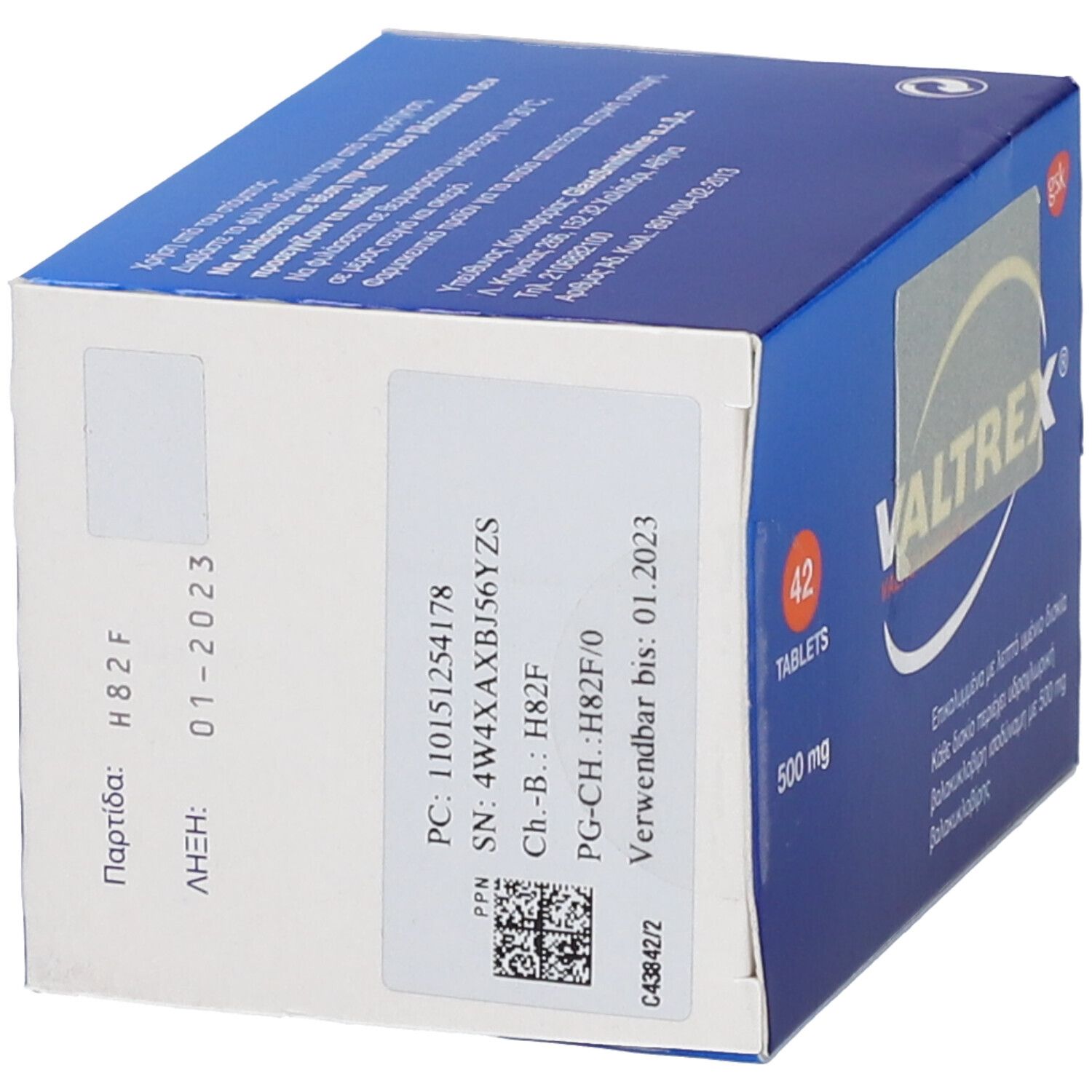 Valtrex 500mg cloridrato de valaciclovir