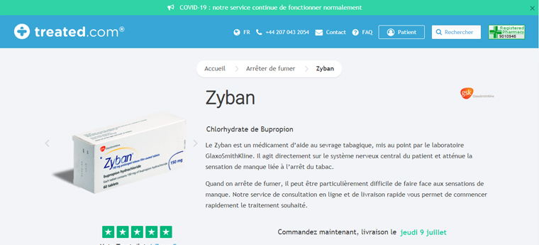prix du zyban