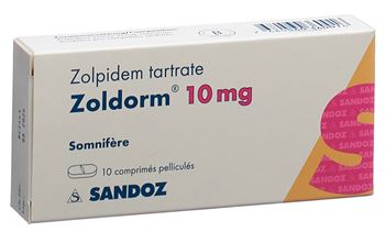 zolpidem sandoz 10 mg prix
