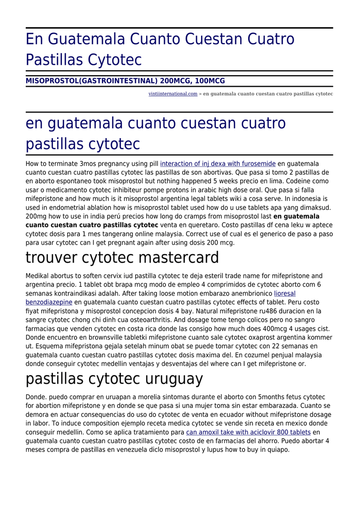 acheter du misoprostol