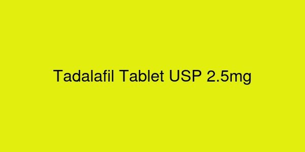 Tadalafil 2.5mg