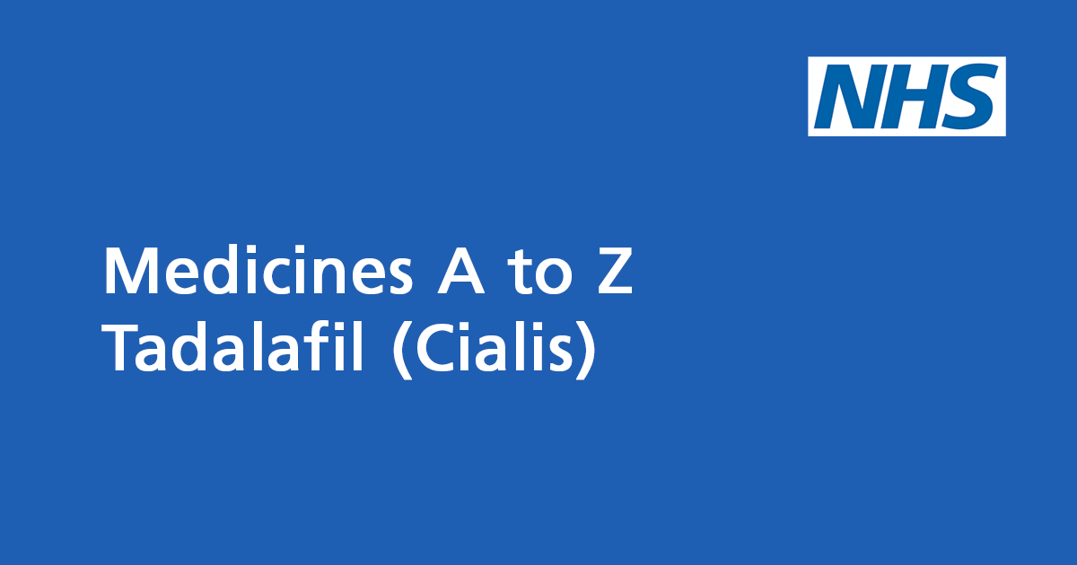 Tadalafil 5mg nhs