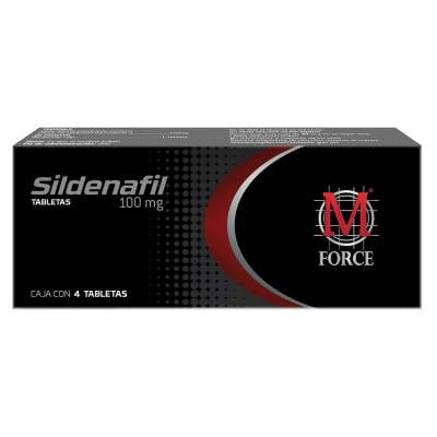Sildenafil 100mg 4 Tabletas