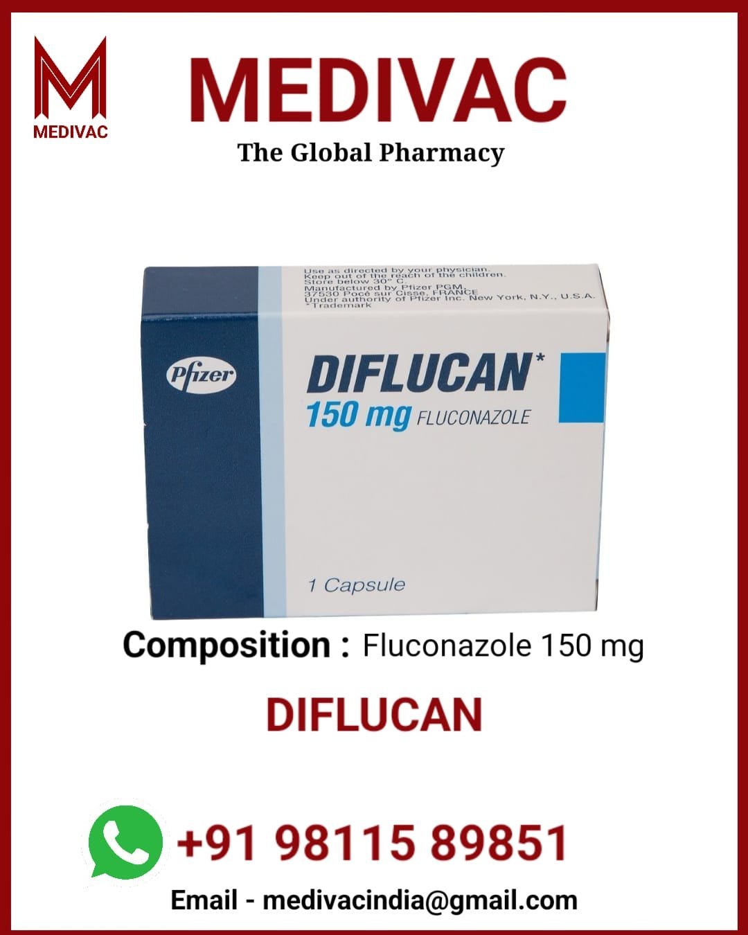 Diflucan prix belgique