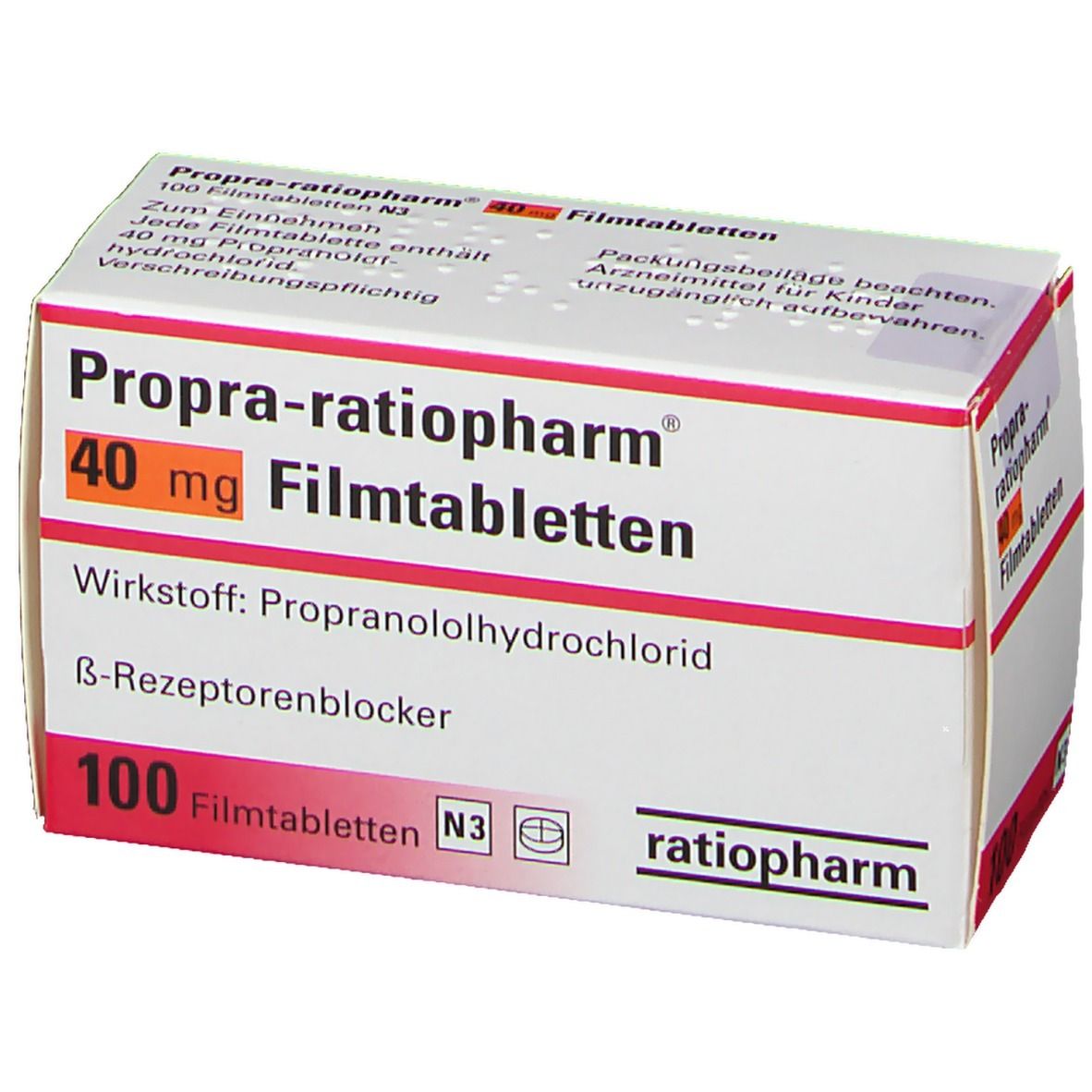 Propranolol 40 mg ratiopharm