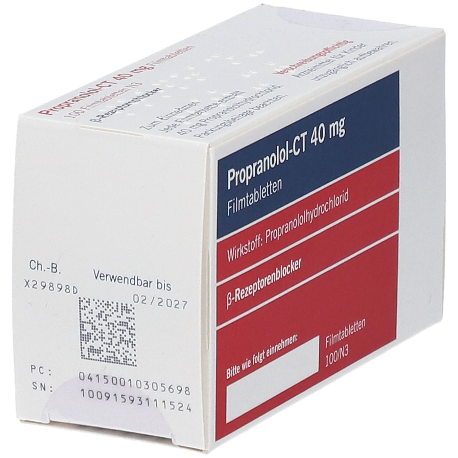 propranolol 40 mg vidal
