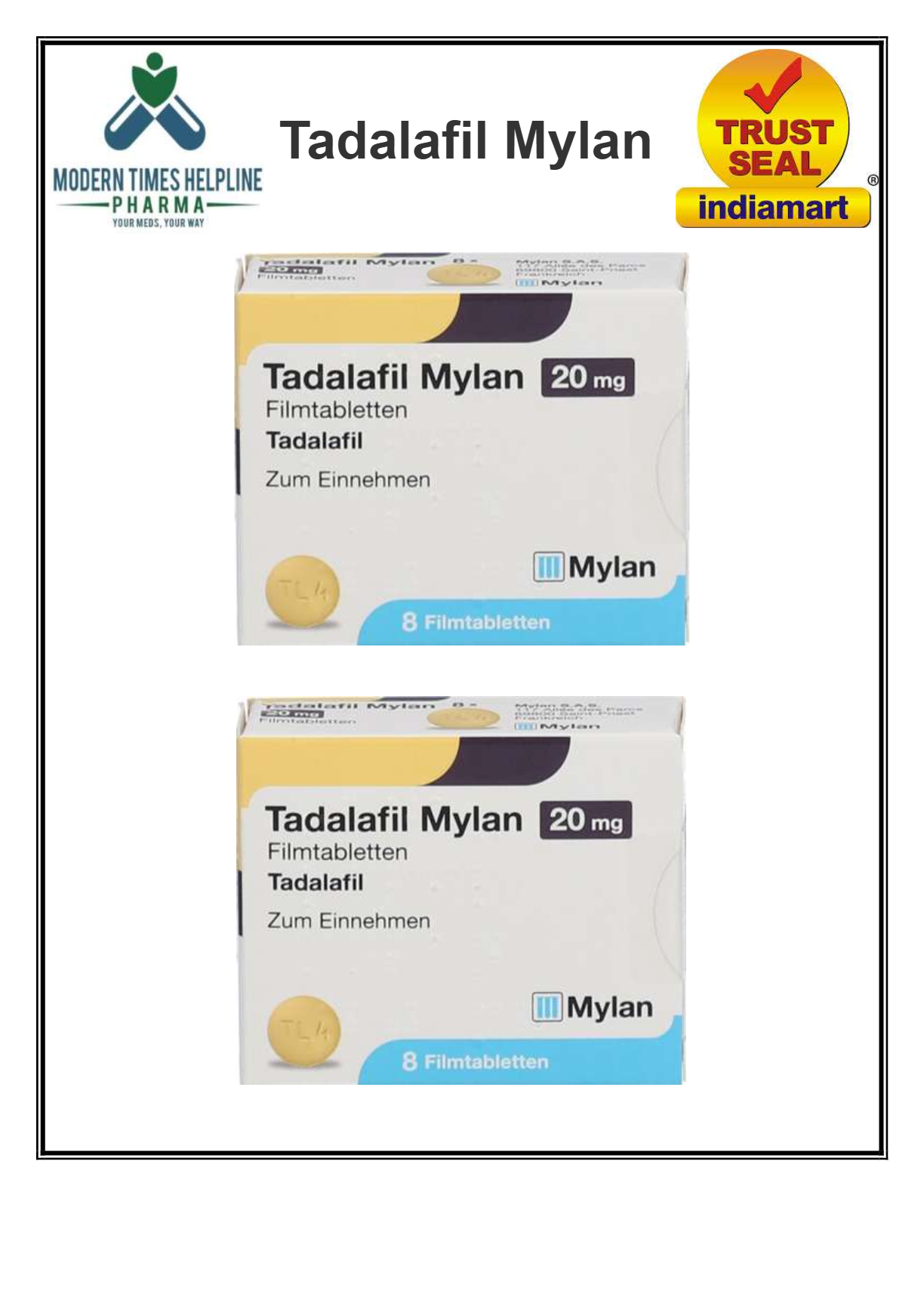 prix tadalafil mylan
